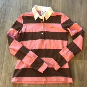 Women’s Lacoste rugby shirt